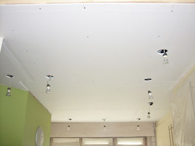 Plafond in gipsplaten